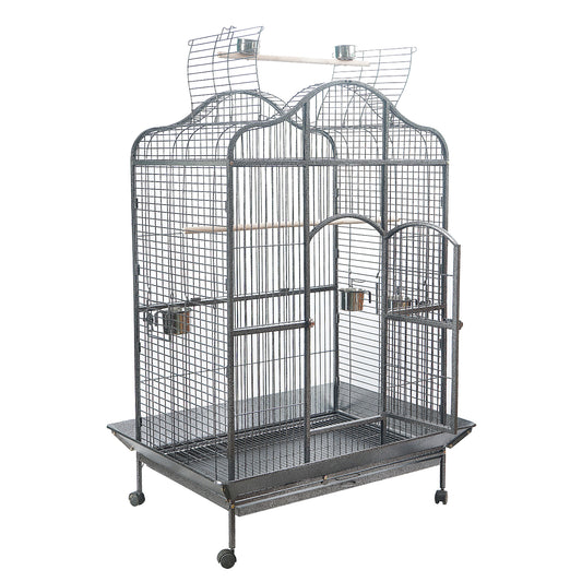 YES4PETS XL Bird Cage Pet Parrot Aviary with Perch & Feeder