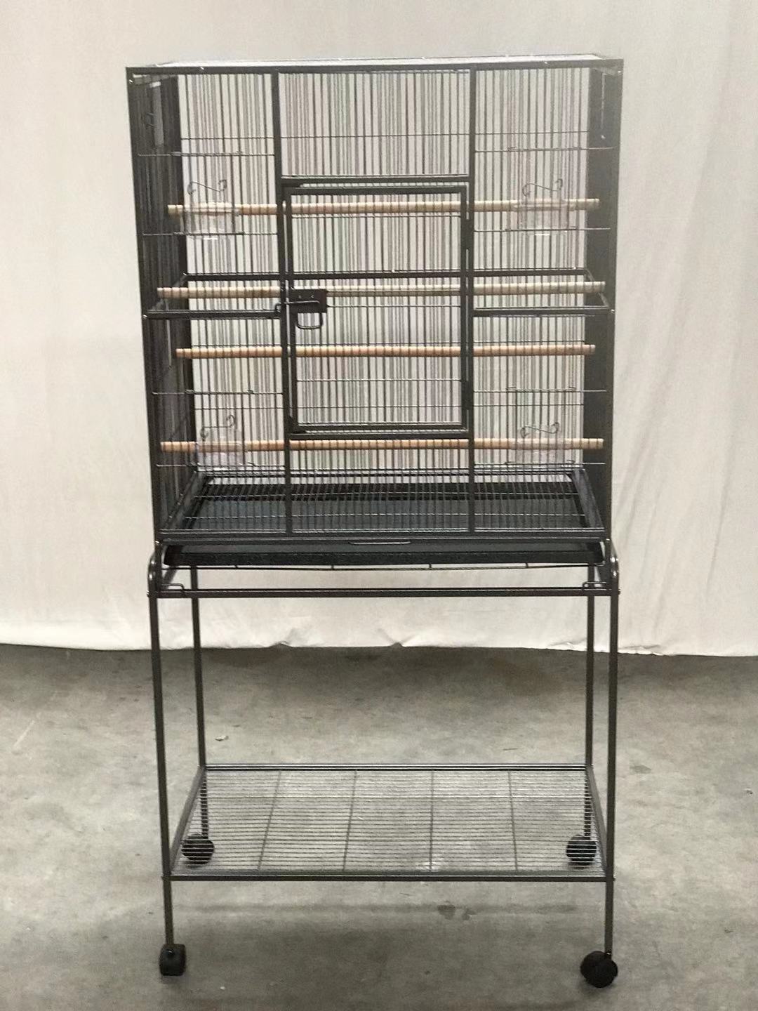 Bird Cage 161cm Parrot Aviary Pet Stand-Alone Budgie Perch with Castor Wheels