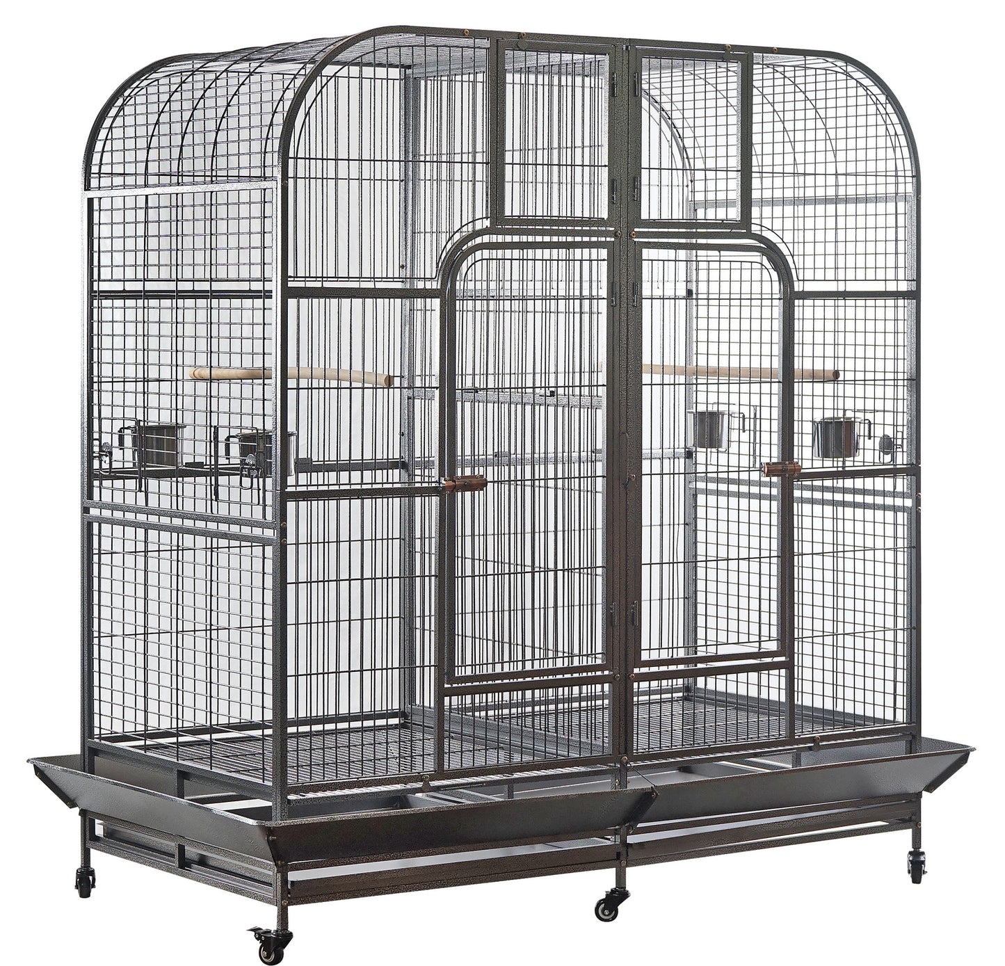 Bird Cage XXXL 185cm Pet Parrot Aviary Perch Castor Wheel Removable Divider