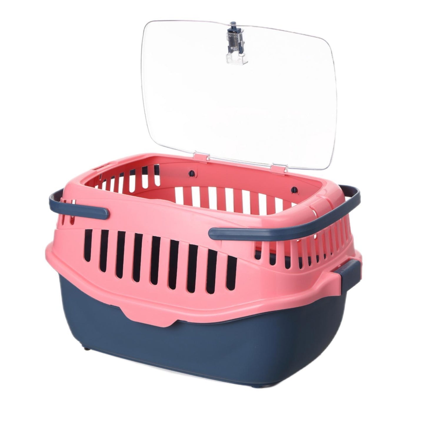 Pet Carrier Cage Medium Dog Cat Rabbit Guinea Pig Ferret Crate with Mat - Pink