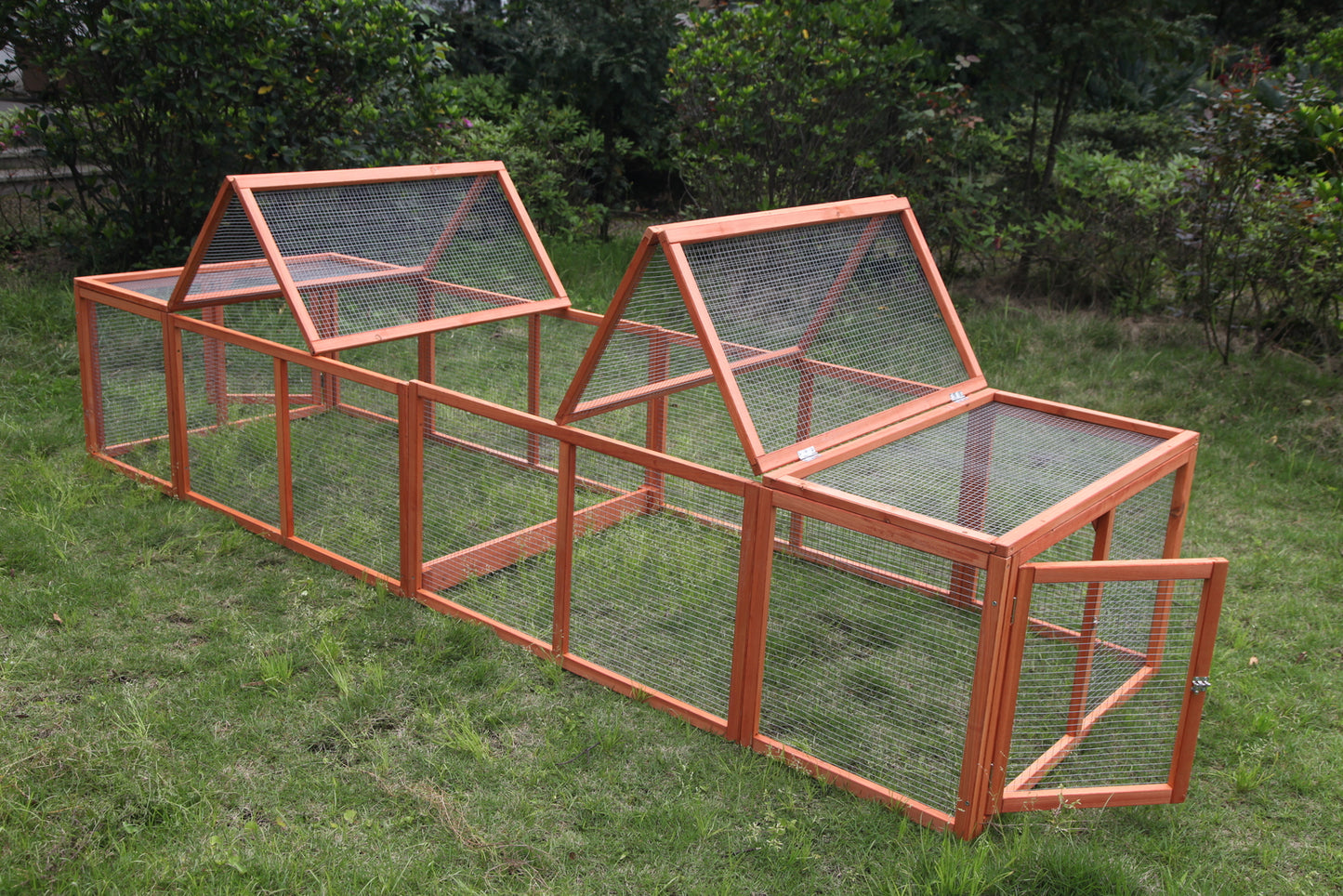 XL Chicken Coop Guinea Pig Cage Villa Extension Rabbit Hutch Cat Kitten House Pen 290 cm