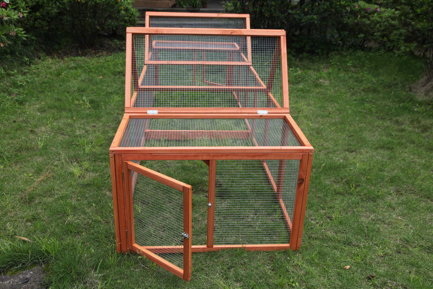 XL Chicken Coop Guinea Pig Cage Villa Extension Rabbit Hutch Cat Kitten House Pen 290 cm