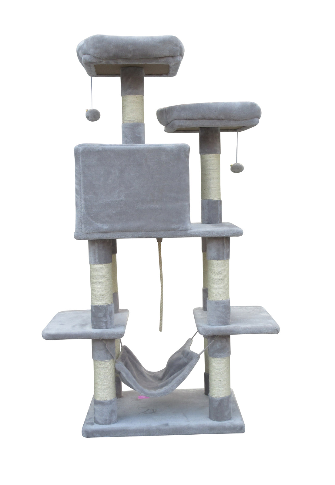 Cat Scratching Post Tree 145cm Scratcher Pole - Little Grey