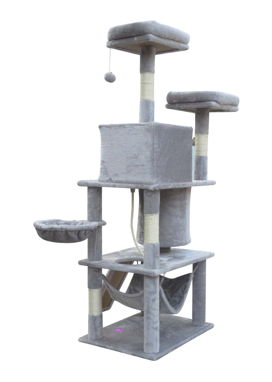 Cat Scratching Post Tree Large Scratcher Pole - Little Grey