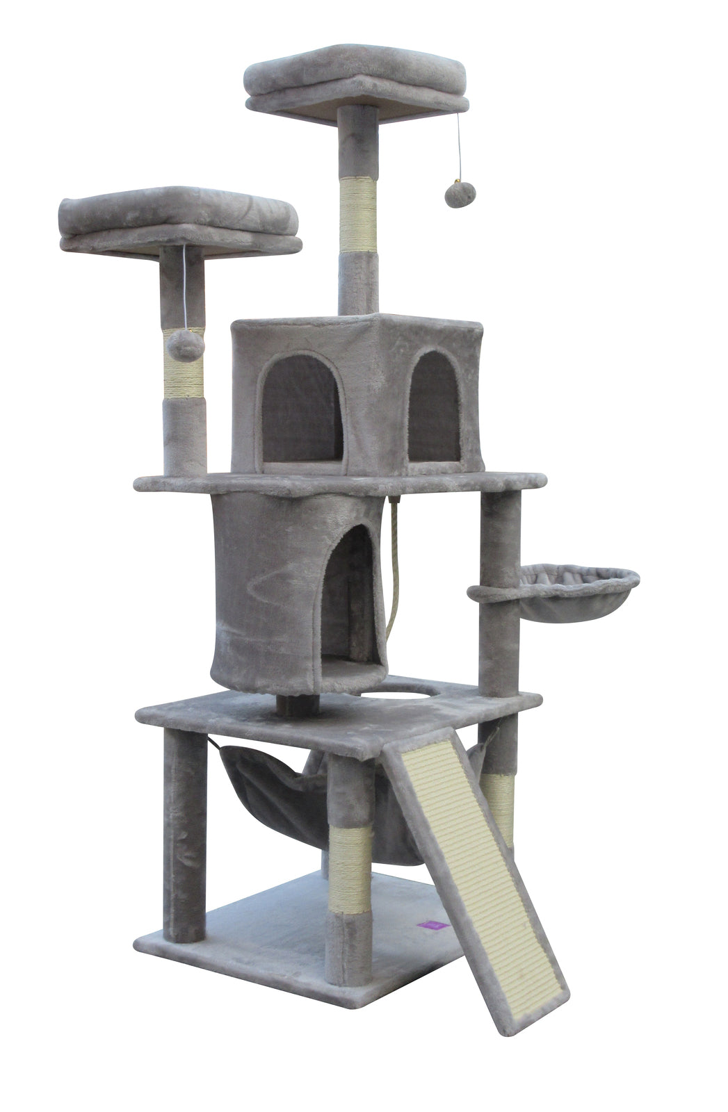 Cat Scratching Post Tree Large Scratcher Pole - Little Grey