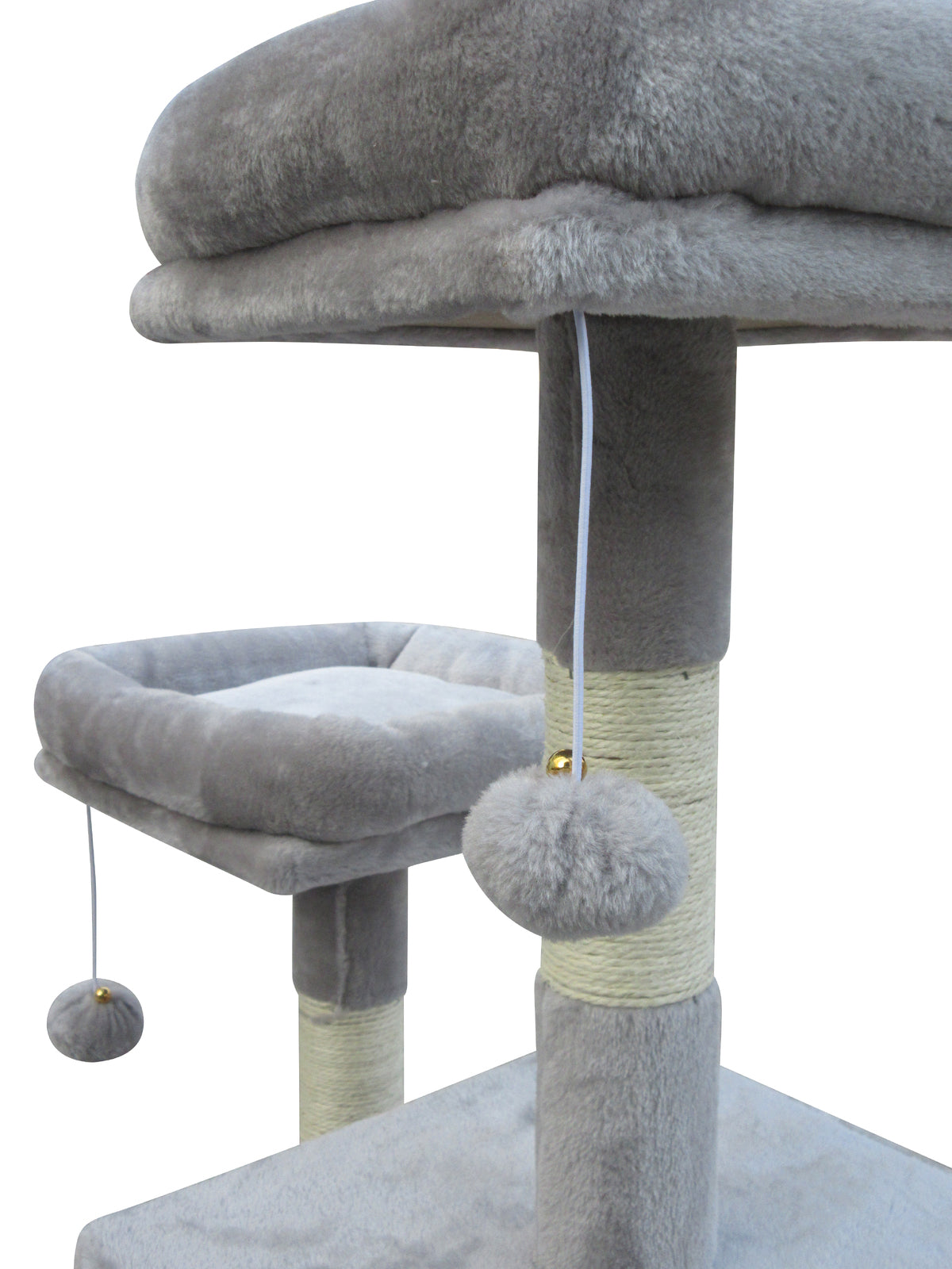 Cat Scratching Post Tree Large Scratcher Pole - Little Grey