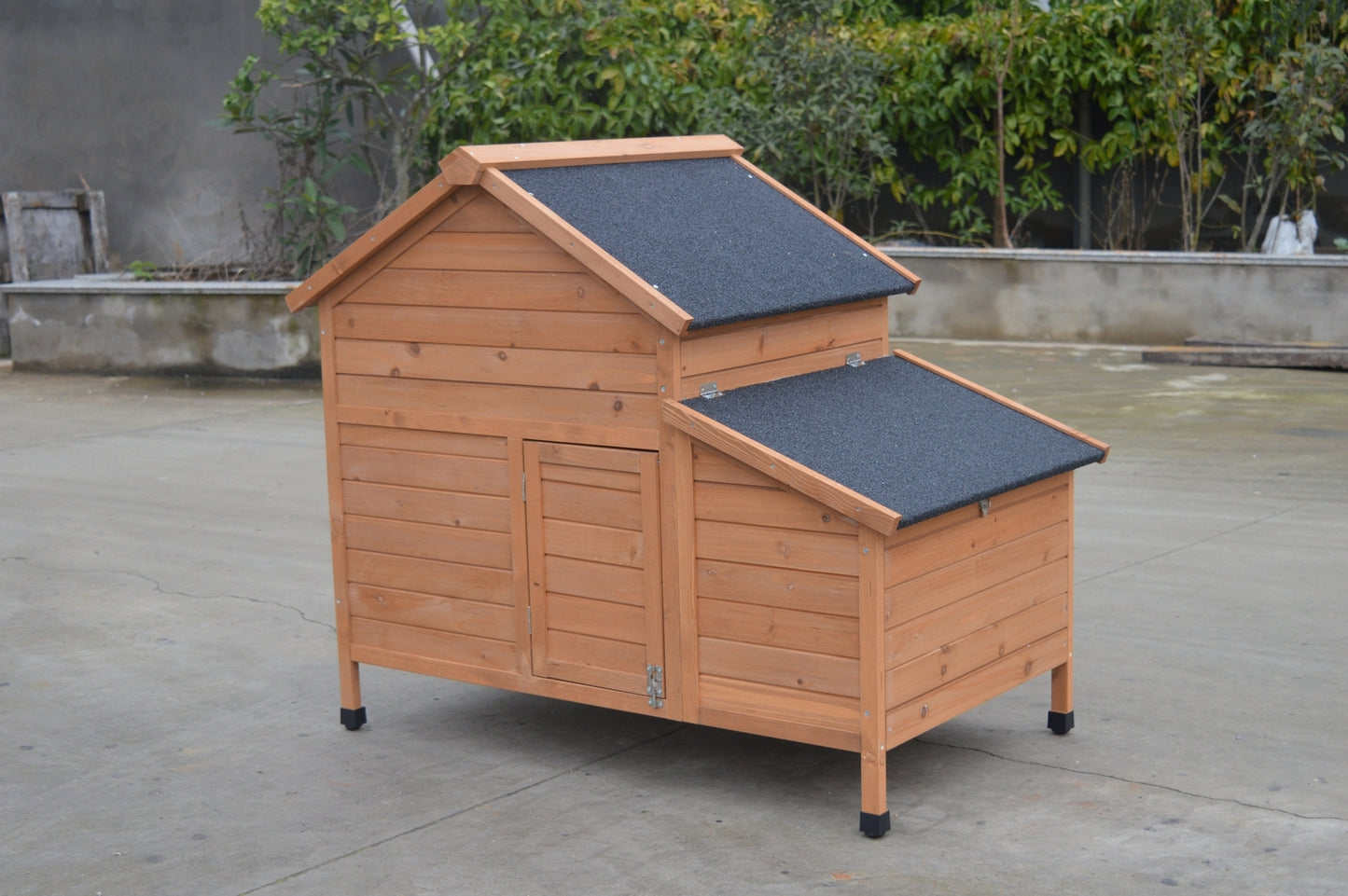 Chicken Coop Brown Rabbit Hutch Cat Cage Hen Chook House