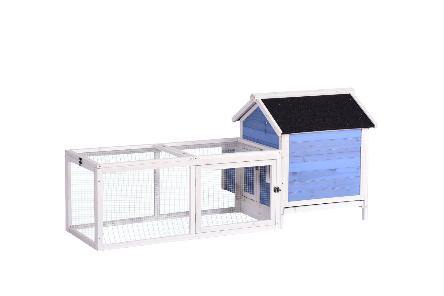 Chicken Coop Rabbit Hutch Ferret Cage Large - Hen Chook Cat House