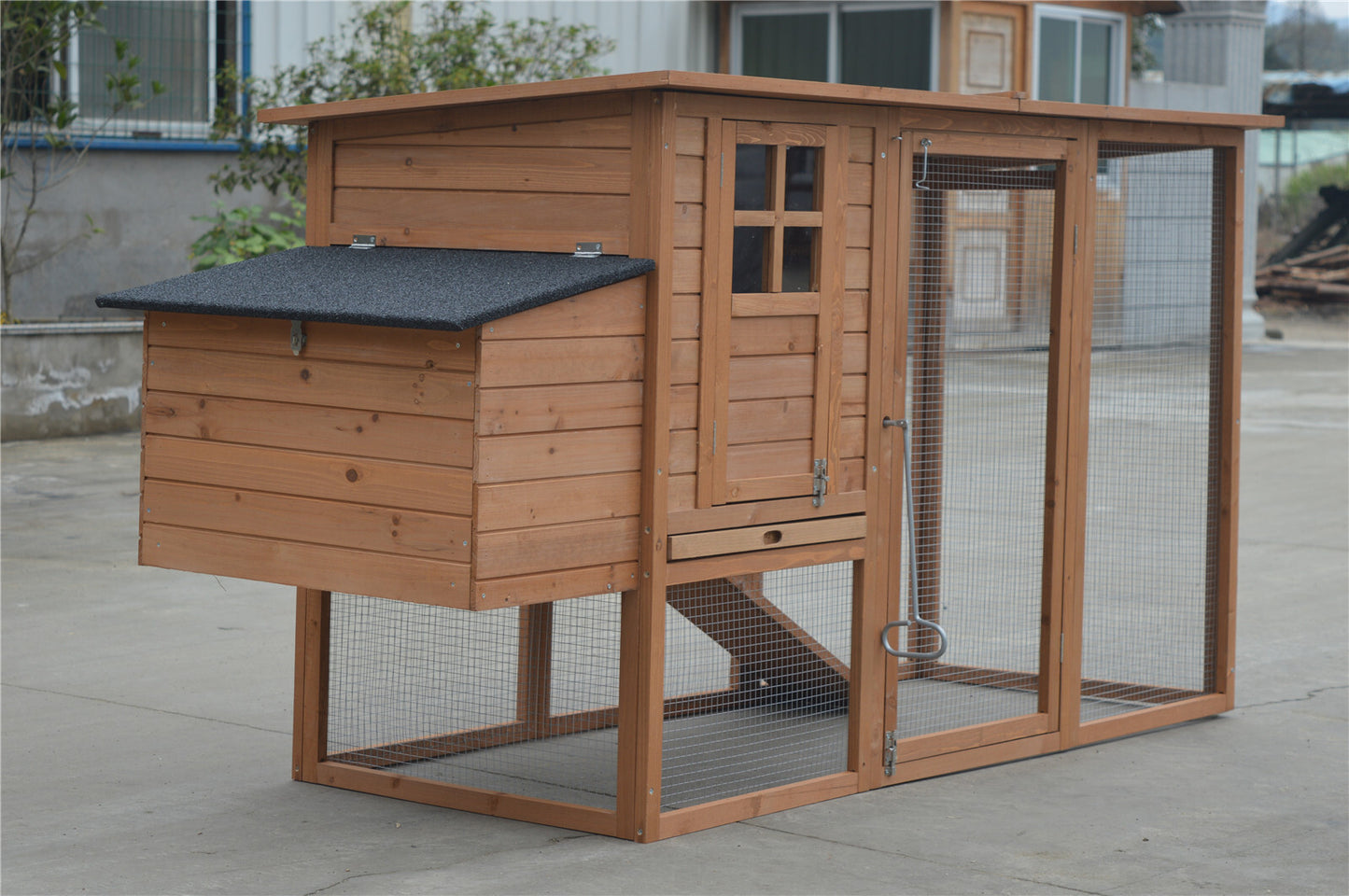 Large Chicken Coop Rabbit Hutch Cat Ferret Cage Hen Chook House