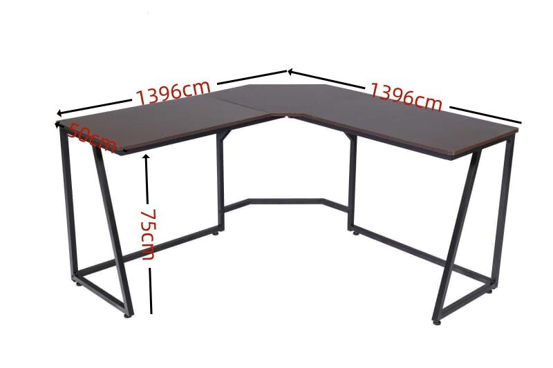 Corner Computer Desk Sturdy Home Office Gaming Desk for Laptop Writing Table Multipurpose Workstation