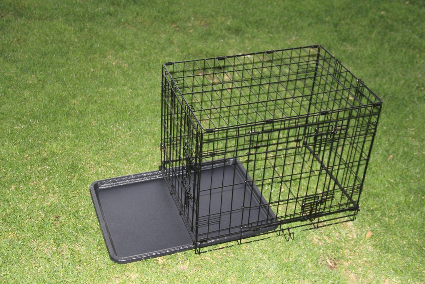 24' Collapsible Metal Dog Puppy Crate Cage Cat Rabbit Carrier