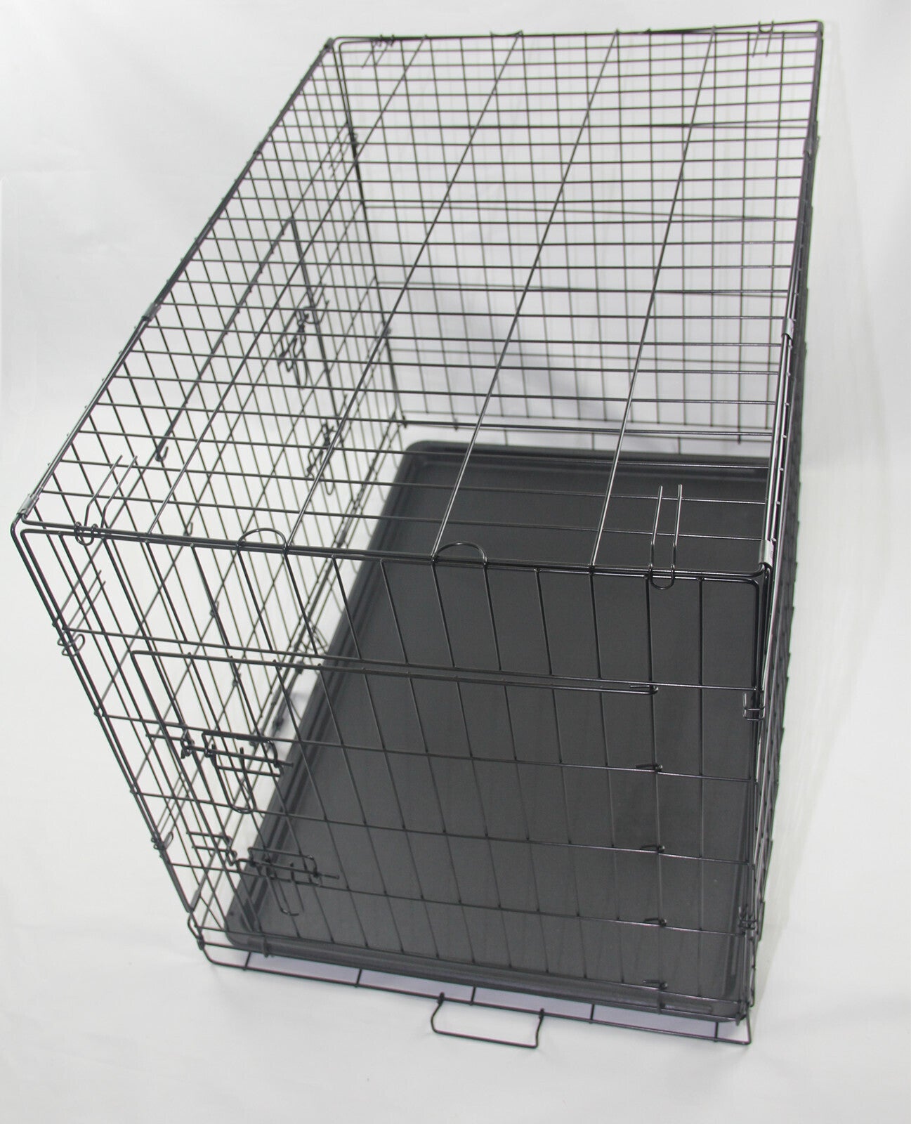 Pet Cage Portable Foldable 24" Dog Cat Rabbit Collapsible Crate with Cover