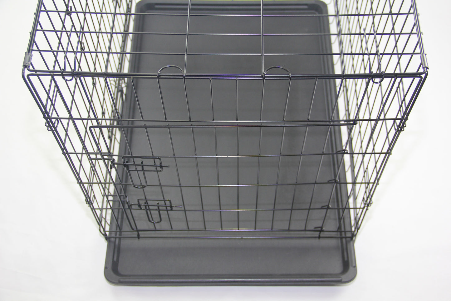 Pet Cage Portable Foldable 24" Dog Cat Rabbit Collapsible Crate with Cover