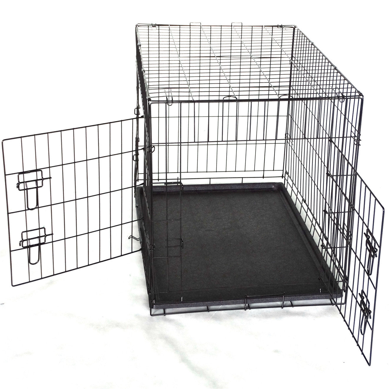 Pet Carrier Collapsible Metal Dog Cat Puppy Crate Cage 36'