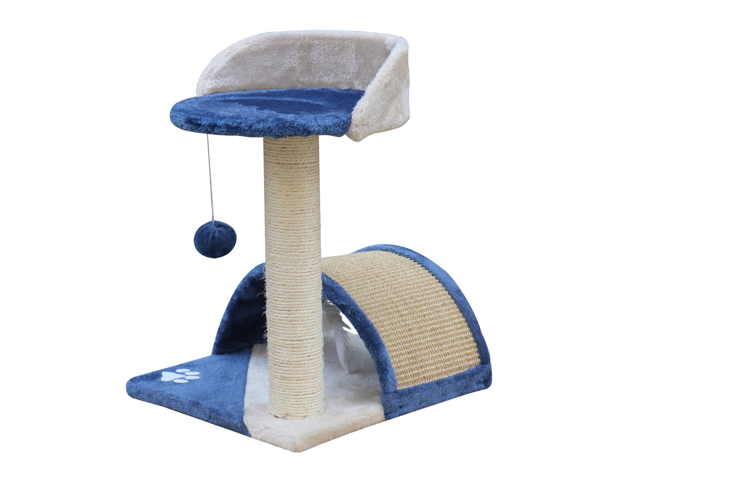 Cat Scratching Post Tree Scratching Pole Climbing Post - 50cm Blue