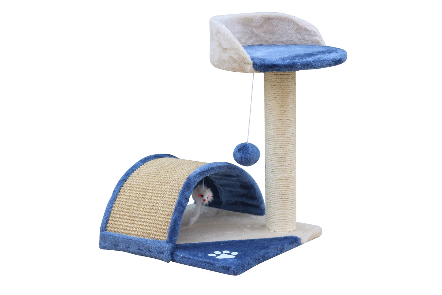 Cat Scratching Post Tree Scratching Pole Climbing Post - 50cm Blue