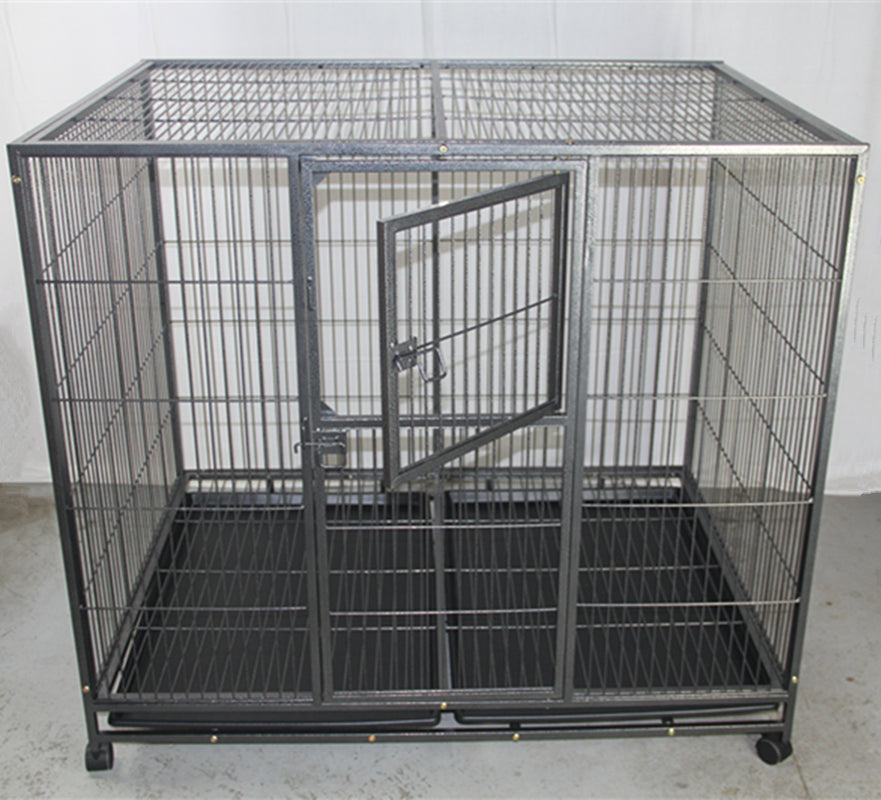 XXL Pet Dog Cat Parrot Cage Metal Crate Kennel Portable Puppy Rabbit House