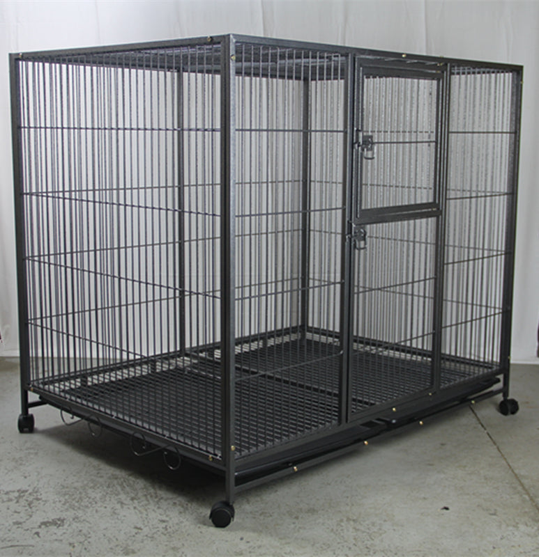 XXL Pet Dog Cat Parrot Cage Metal Crate Kennel Portable Puppy Rabbit House