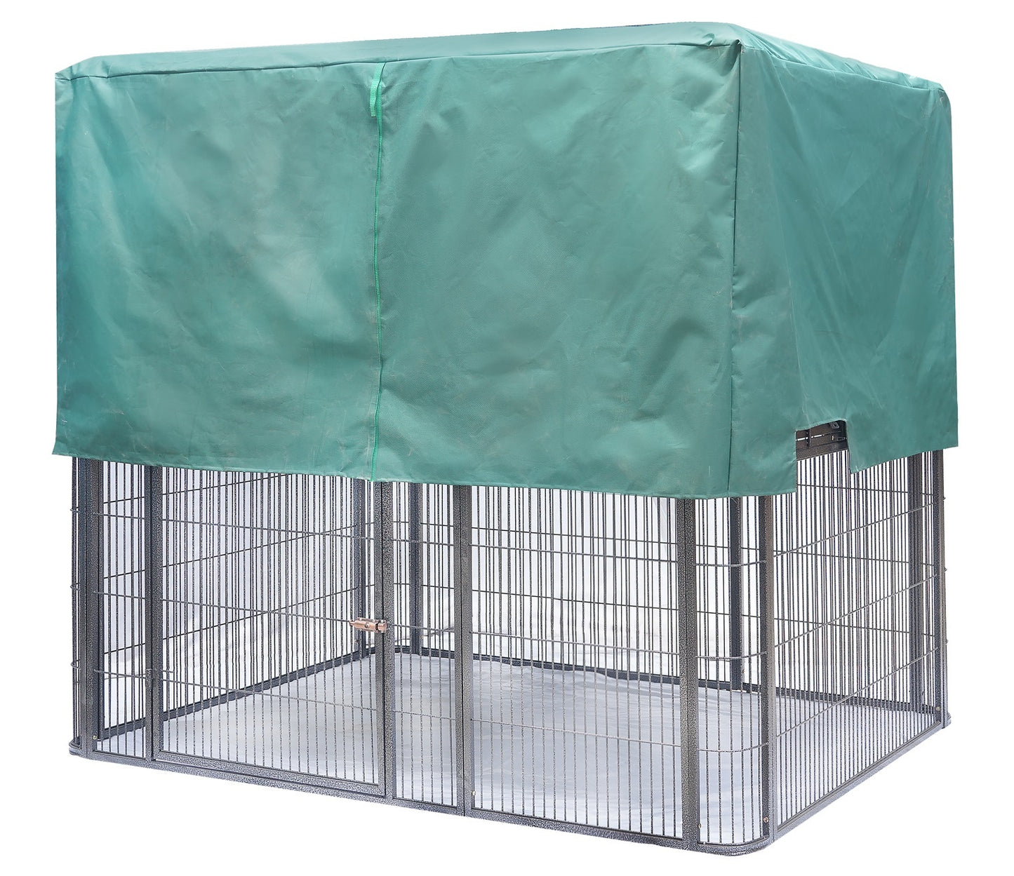 XXXXL Walk-in Bird Cat Dog Cage Pet Parrot Aviary Perch with Green Cover 219x158x203cm