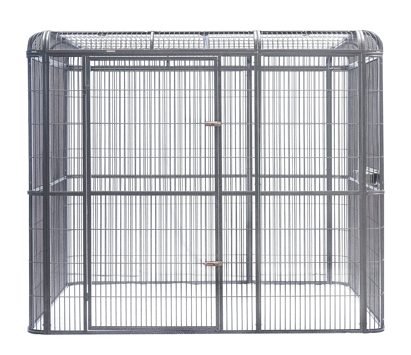 XXXXL Walk-in Bird Cat Dog Cage Pet Parrot Aviary Perch with Green Cover 219x158x203cm