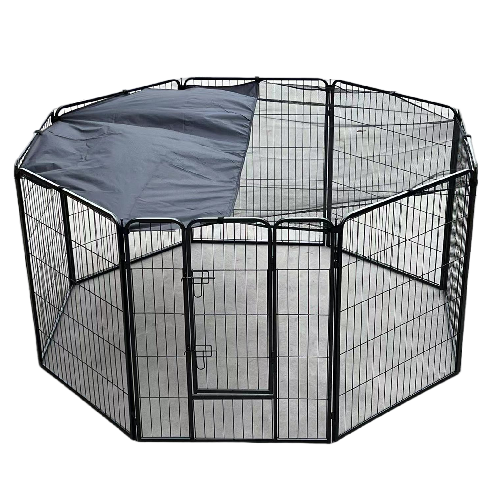 YES4PETS 120 cm Heavy Duty Pet Dog Cat Rabbit Exercise Playpen Puppy Rabbit Fence With Cover