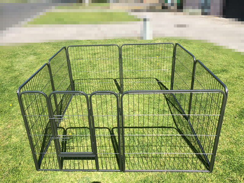 Pet Playpen Fence Heavy Duty Dog Cat Puppy Rabbit Exercise 80 cm