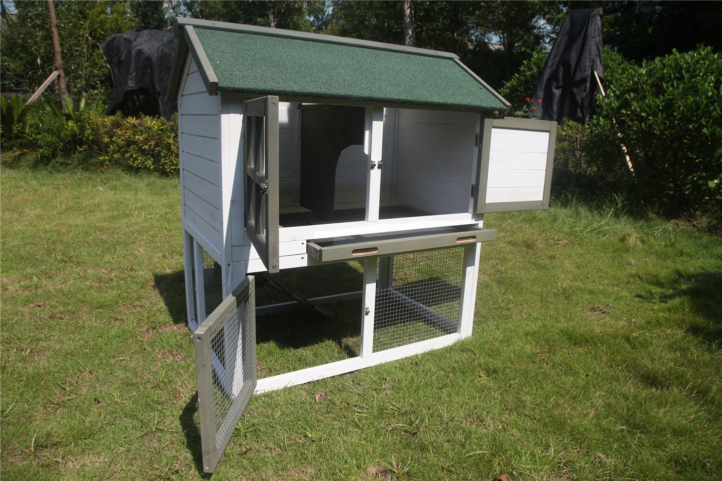 Rabbit Hutch XL Double Storey Guinea Pig Ferret Cage