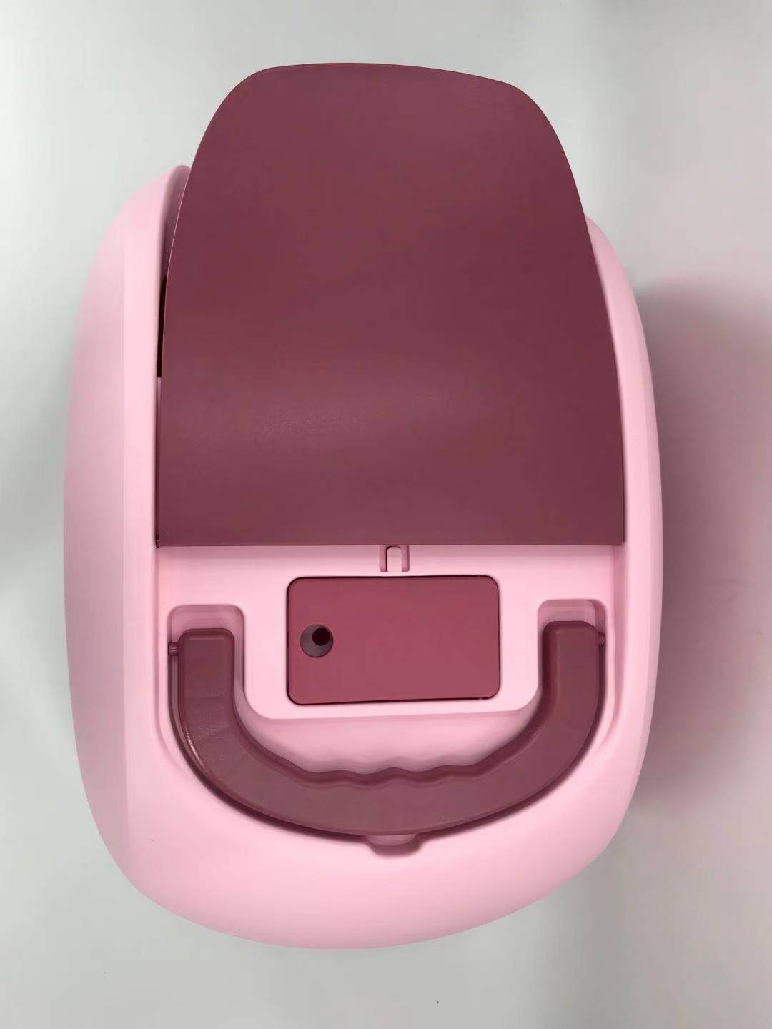 Cat Toilet Litter Box XL Portable Hooded Tray House with Charcoal Filter & Scoop - Pink