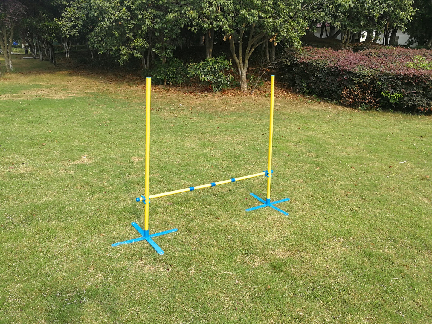 Portable Dog Puppy Training Jump Bar Poles Agility Post