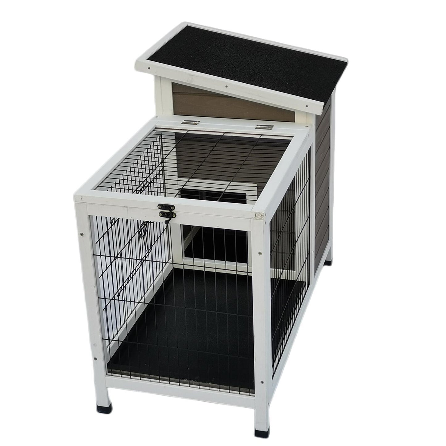 Rabbit Hutch Cat House Cage for Guinea Pig & Ferret