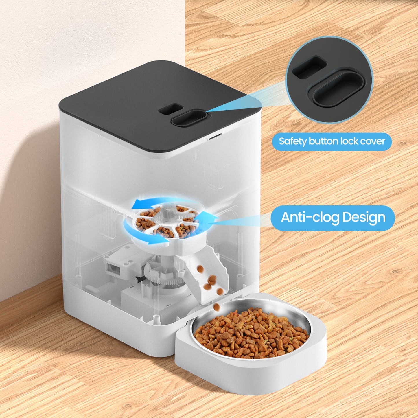 Automatic Digital Pet Dog Cat Feeder Food Bowl Dispenser 6L