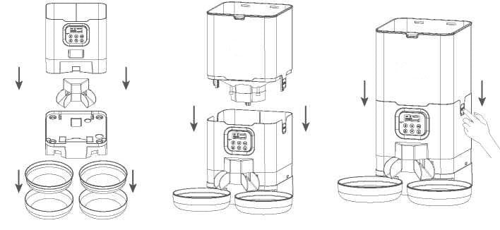 Pet Feeder 6L Automatic Digital Dog Cat Dispenser with Double Food Bowl