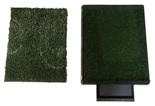 Indoor Dog Toilet Grass Potty Training Mat Loo Pad With 2 Grass