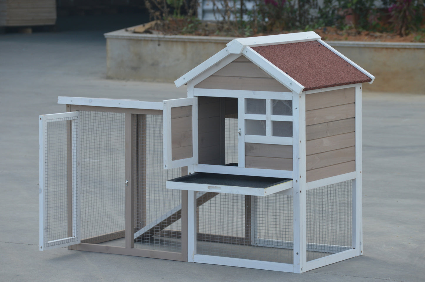 Rabbit Hutch Small Ferret Guinea Pig Cage Hen Chook Cat Kitten House