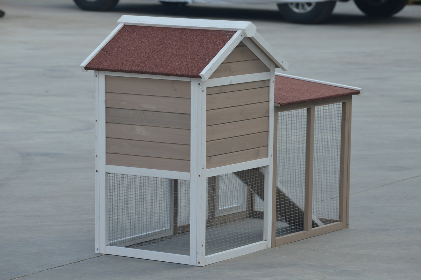 Rabbit Hutch Small Ferret Guinea Pig Cage Hen Chook Cat Kitten House