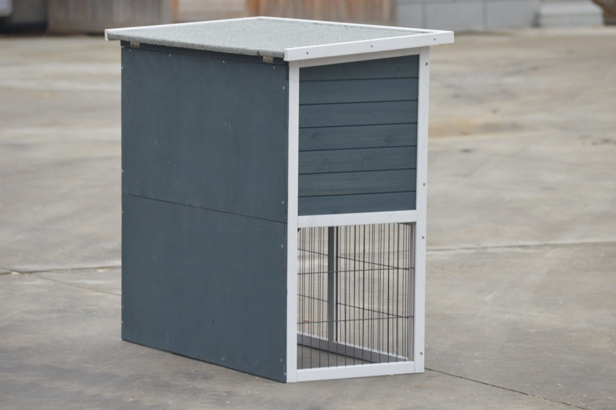 Double Storey Rabbit Hutch Guinea Pig Cage Ferret Cage with Pull Out Tray