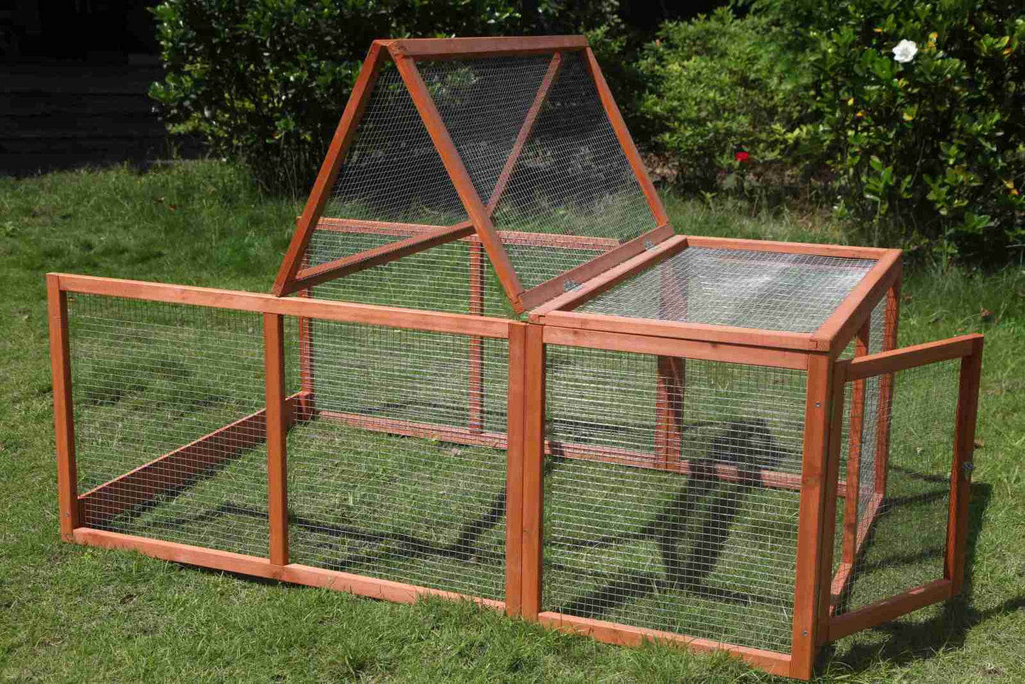 Chicken Coop Large Run Guinea Pig Cage Villa Extension Rabbit Hutch House Pen