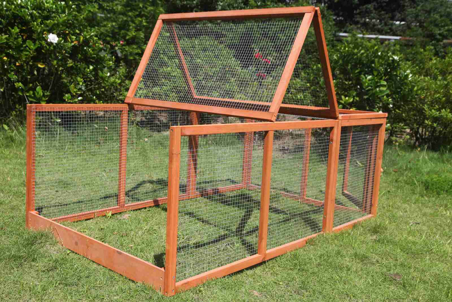 Chicken Coop Large Run Guinea Pig Cage Villa Extension Rabbit Hutch House Pen