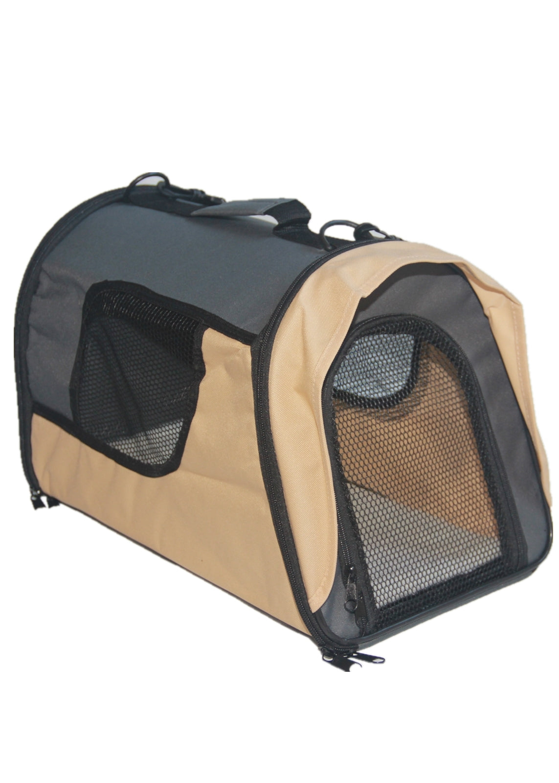 Pet Carrier Travel Bag for Small Dog Cat Rabbit Guinea Pig Ferret - Grey