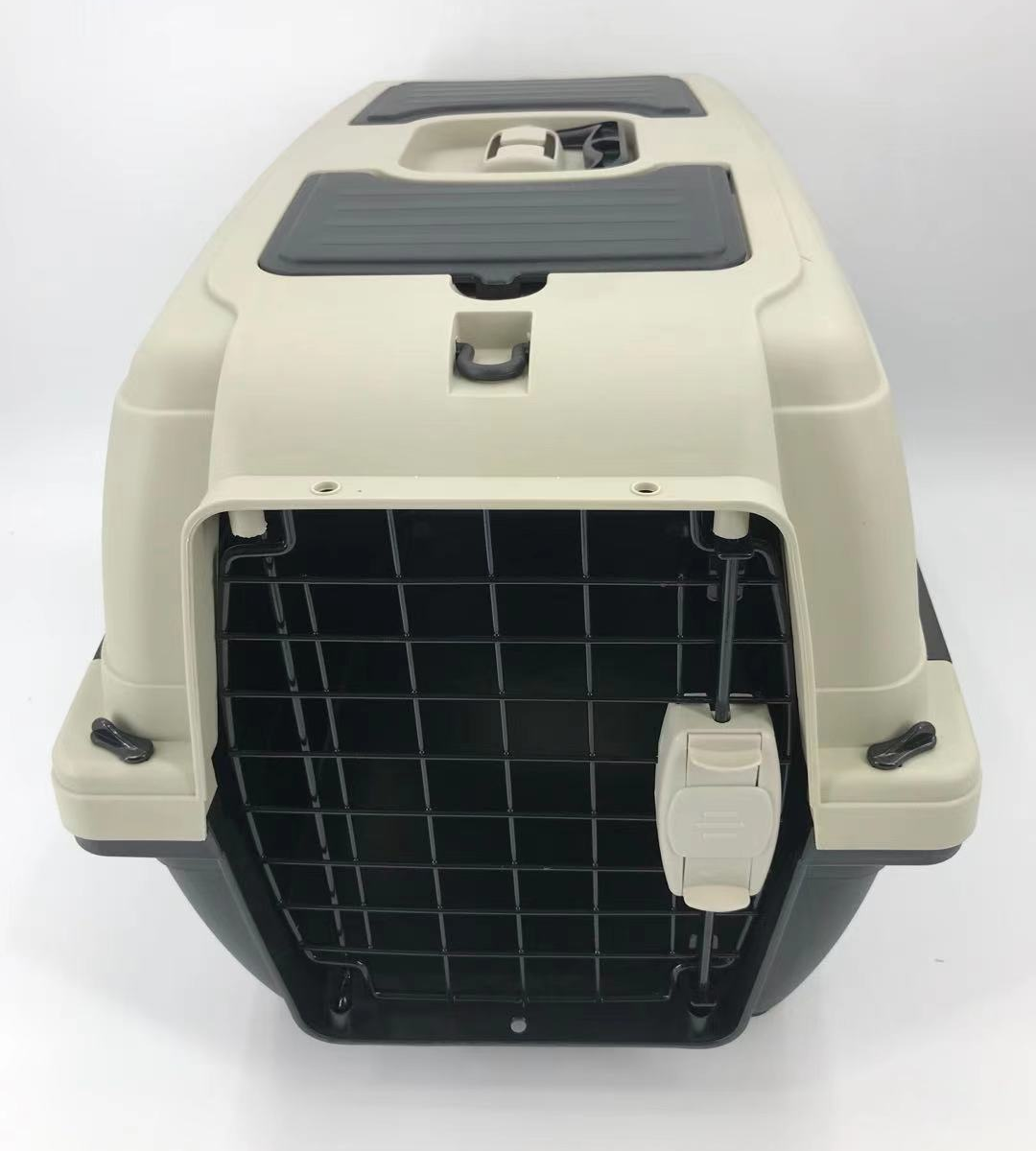 Pet Carrier Medium Portable Dog Cat House Travel Bag Cage+Safety Lock & Food Box