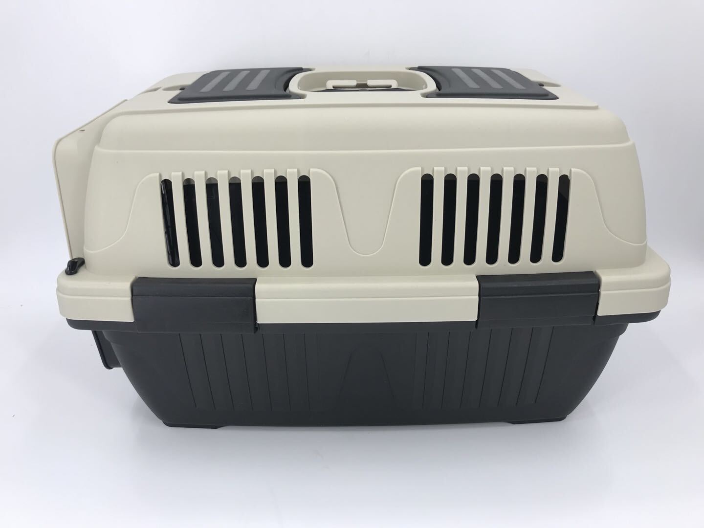 Pet Carrier Medium Portable Dog Cat House Travel Bag Cage+Safety Lock & Food Box