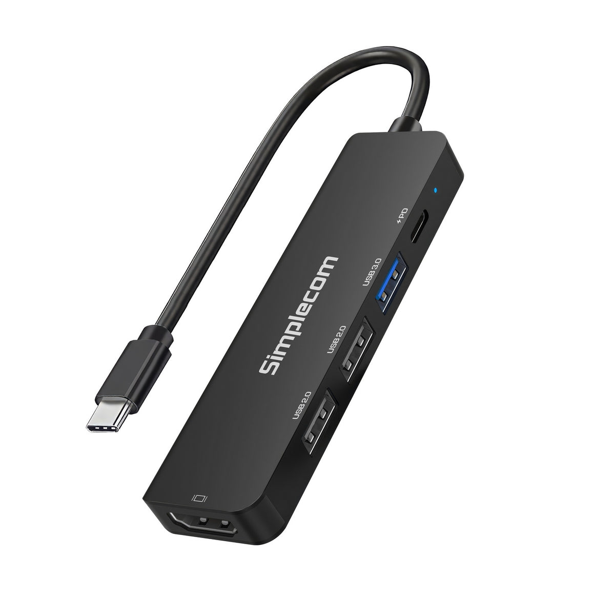 Simplecom CHT550 USB-C 5-in-1 Multiport Docking Station with USB Hub PD HDMI 2.0