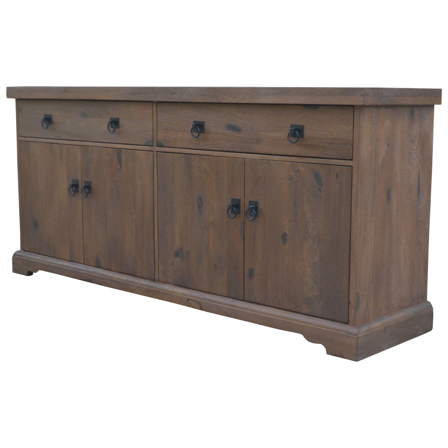 Buffet Table 180cm 2 Door 4 Drawer Solid Mango Timber Wood