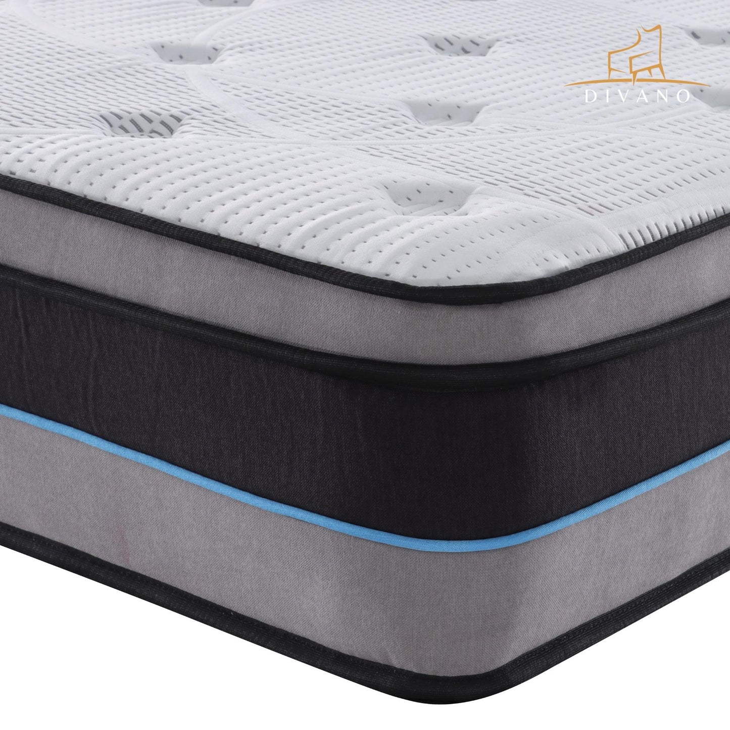 Cloud Dreams Queen Size Pocket Spring Luxury Plush Top 28cm Mattress