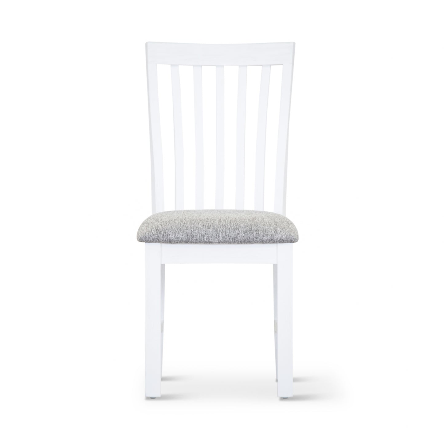 Dining Chair Set of 2 Solid Acacia Timber Wood Coastal Furniture - White