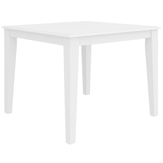 Daisy Dining Table 100cm Solid Acacia Timber Wood Hampton Furniture - White