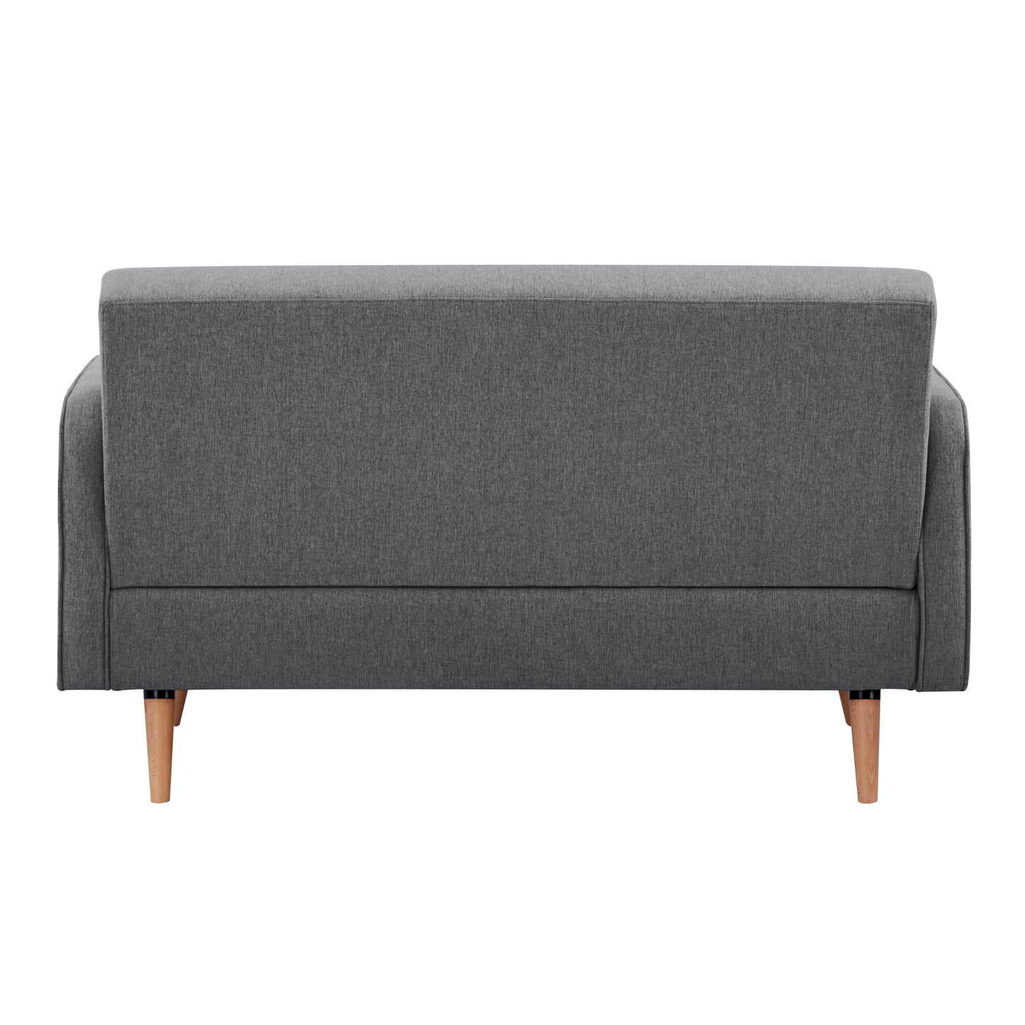 Picasso 2 Seater Fabric Sofa Lounge Couch Dark Grey