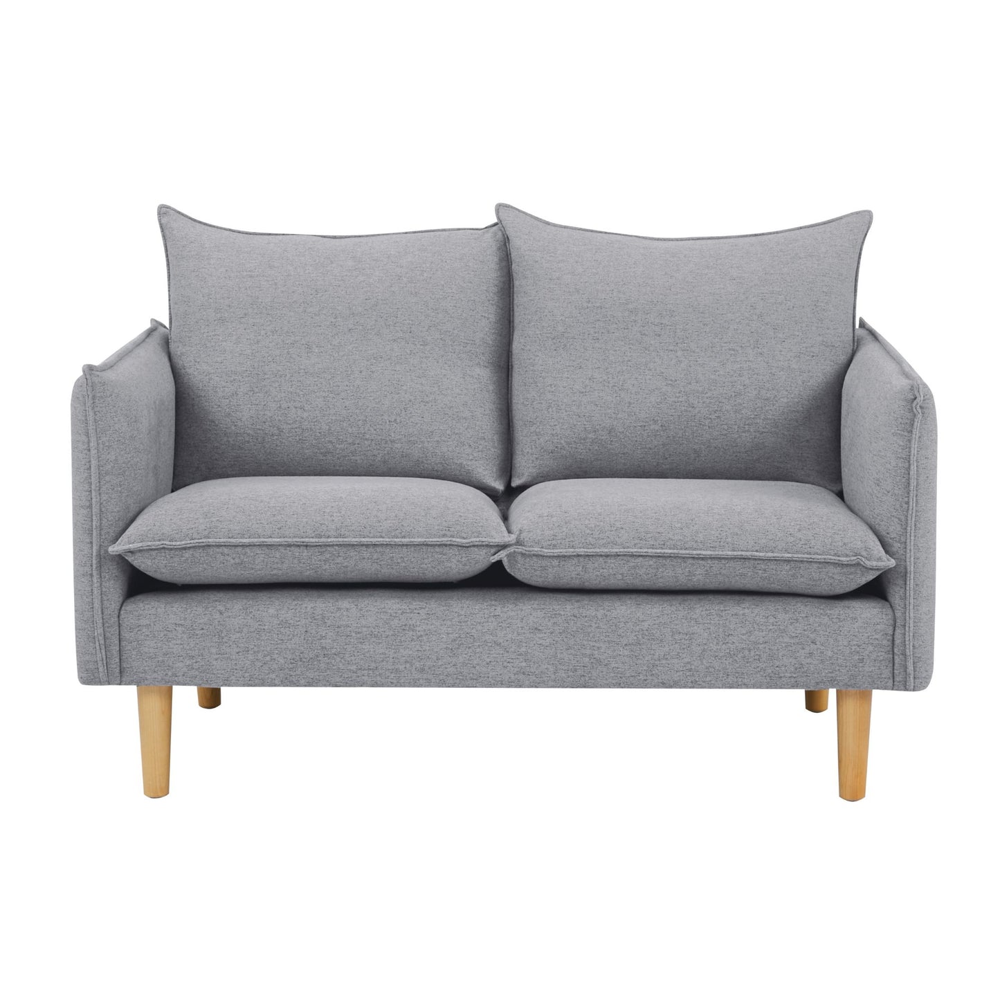 Sinatra 2 + 3 Seater Fabric Sofa Lounge Couch Grey