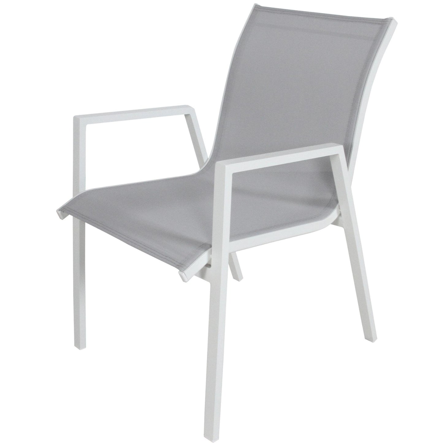 Iberia 13pc 230-345cm Aluminium Extending Outdoor Dining Table & Chairs - White