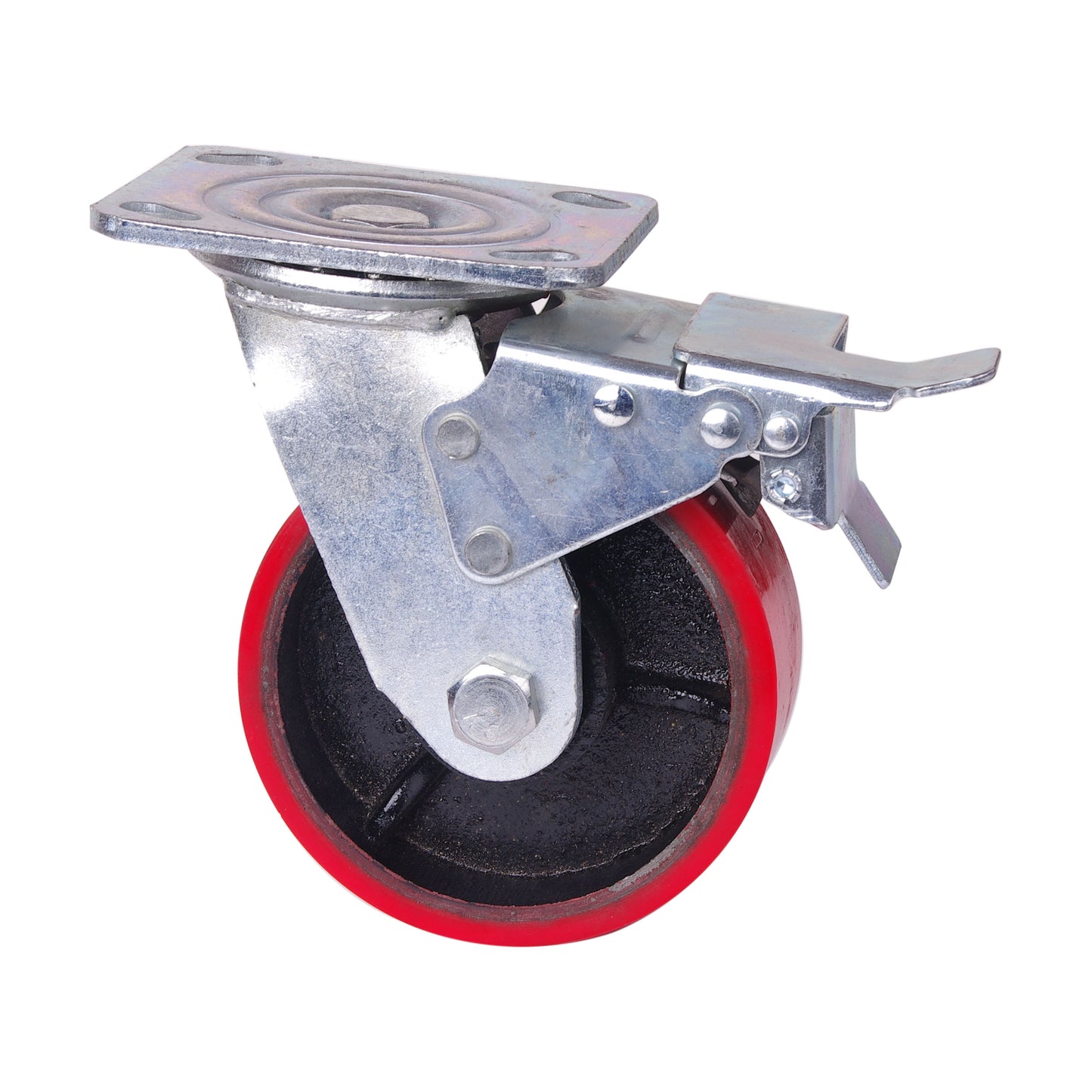 5 inch Industrial 500KG CWheels Swivel with Brake Locking Casters Castor Wheels Cart Furniture Workbench